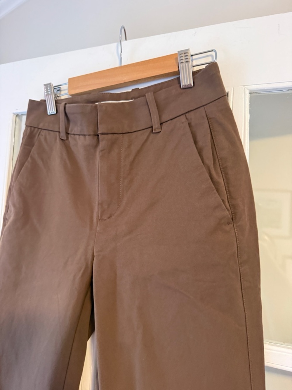 Everlane Flare Brown Trousers - Picture 3 of 8